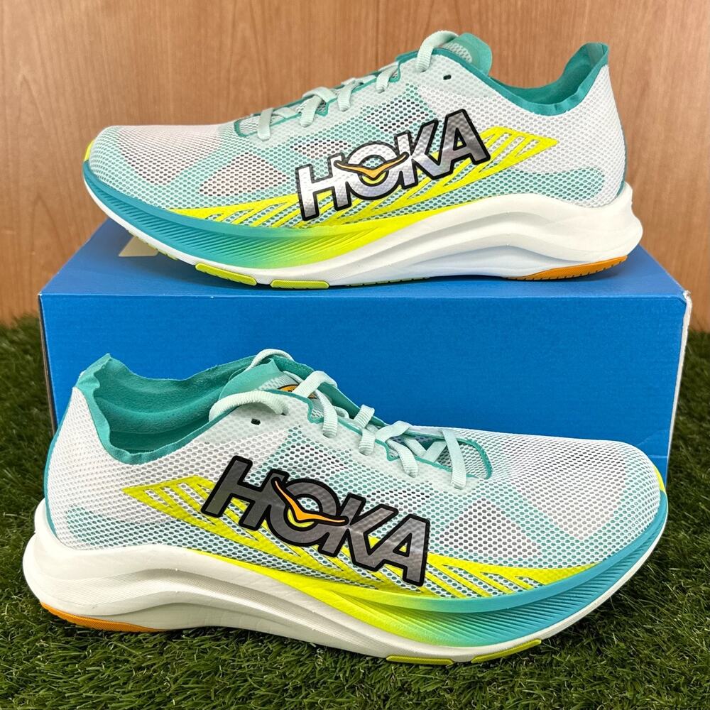 HOKA Cielo Road White Ceramic Running Shoes 1143490-WCRM Men's Size 8.5